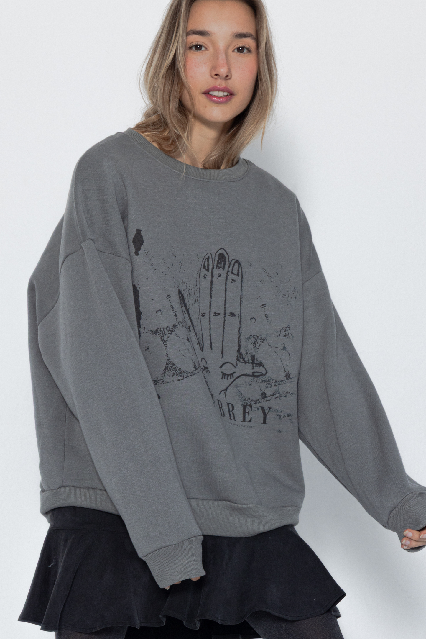 SWOT SWEATSHIRT DARK GREY