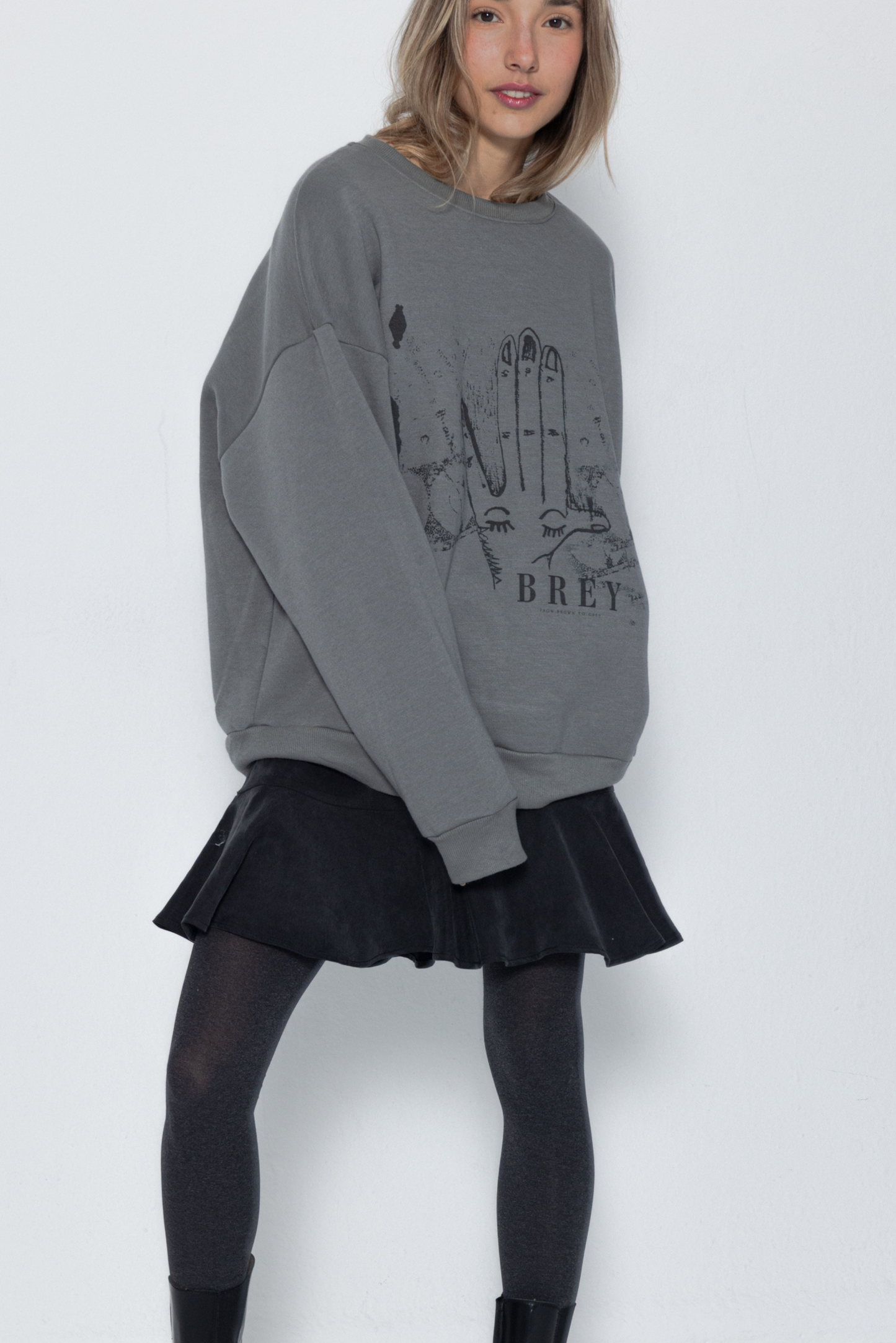 SWOT SWEATSHIRT DARK GREY