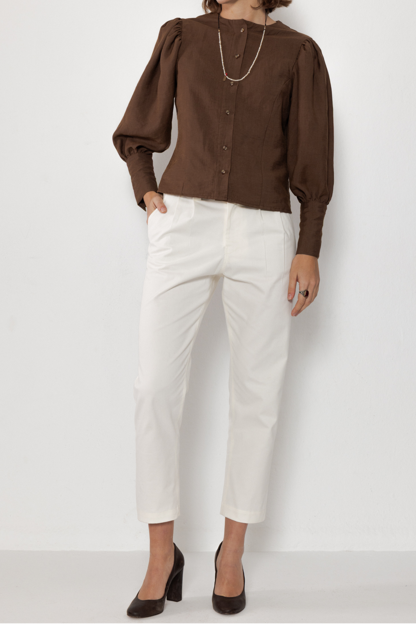 BREYLINE PANTS OFF WHITE