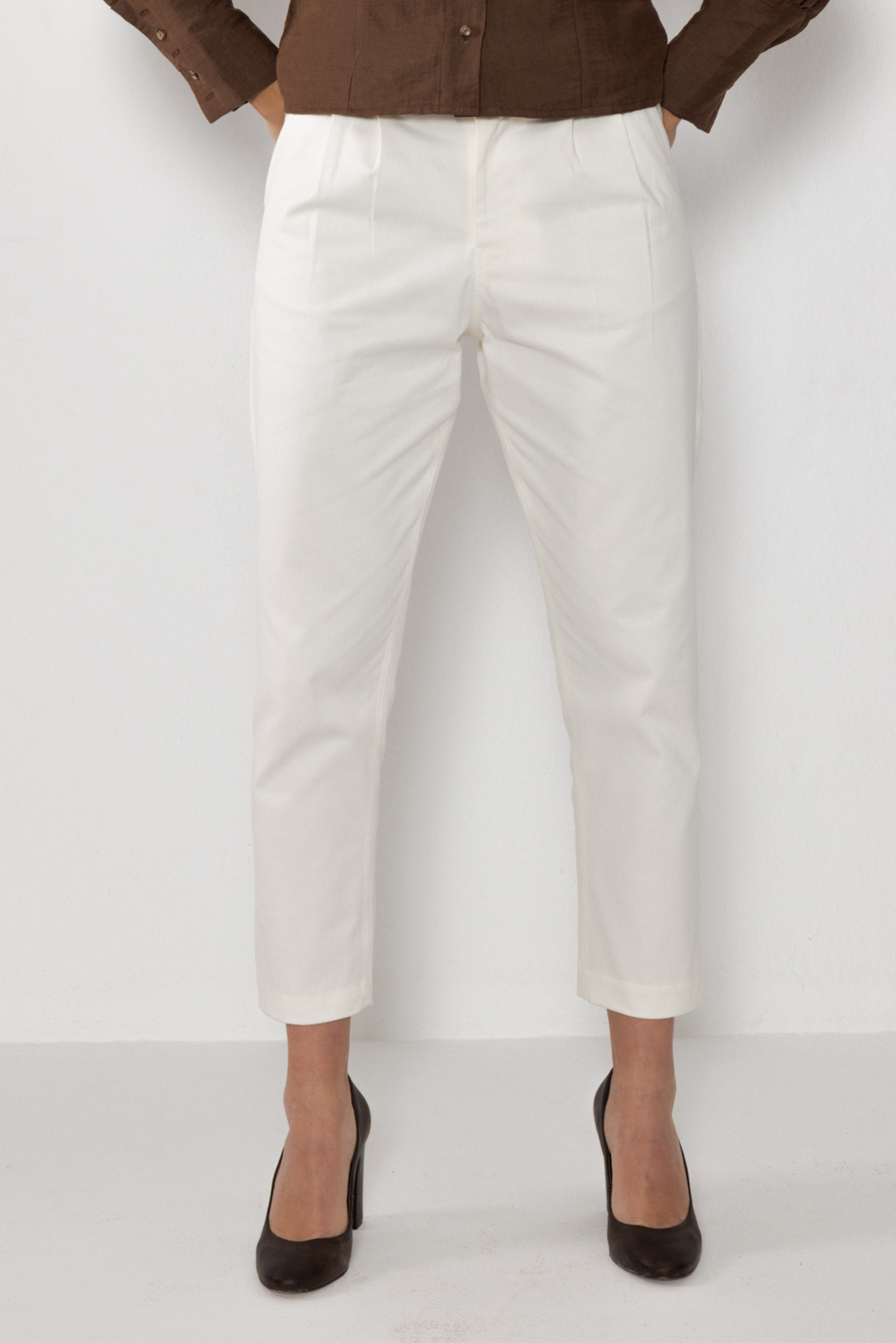 BREYLINE PANTS OFF WHITE