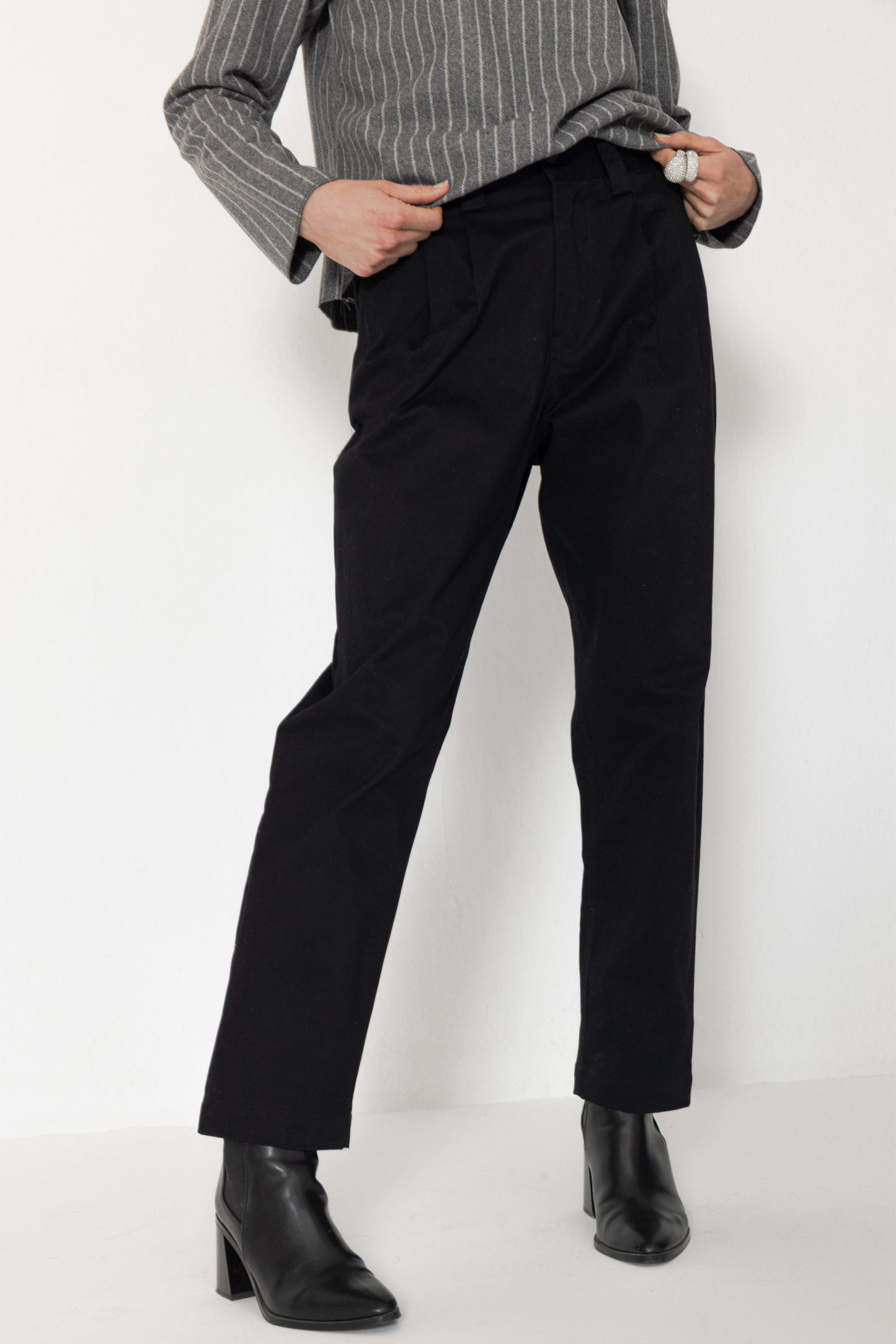 BREYLINE PANTS BLACK BIKER