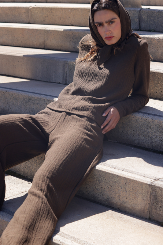 ORIGIN JUMPER BROWN